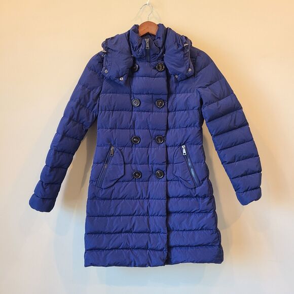 Moncler Jackets & Blazers - Moncler Womens Garbet Goose Down Jacket Size 1 Navy Blue Puffer Coat Designer
